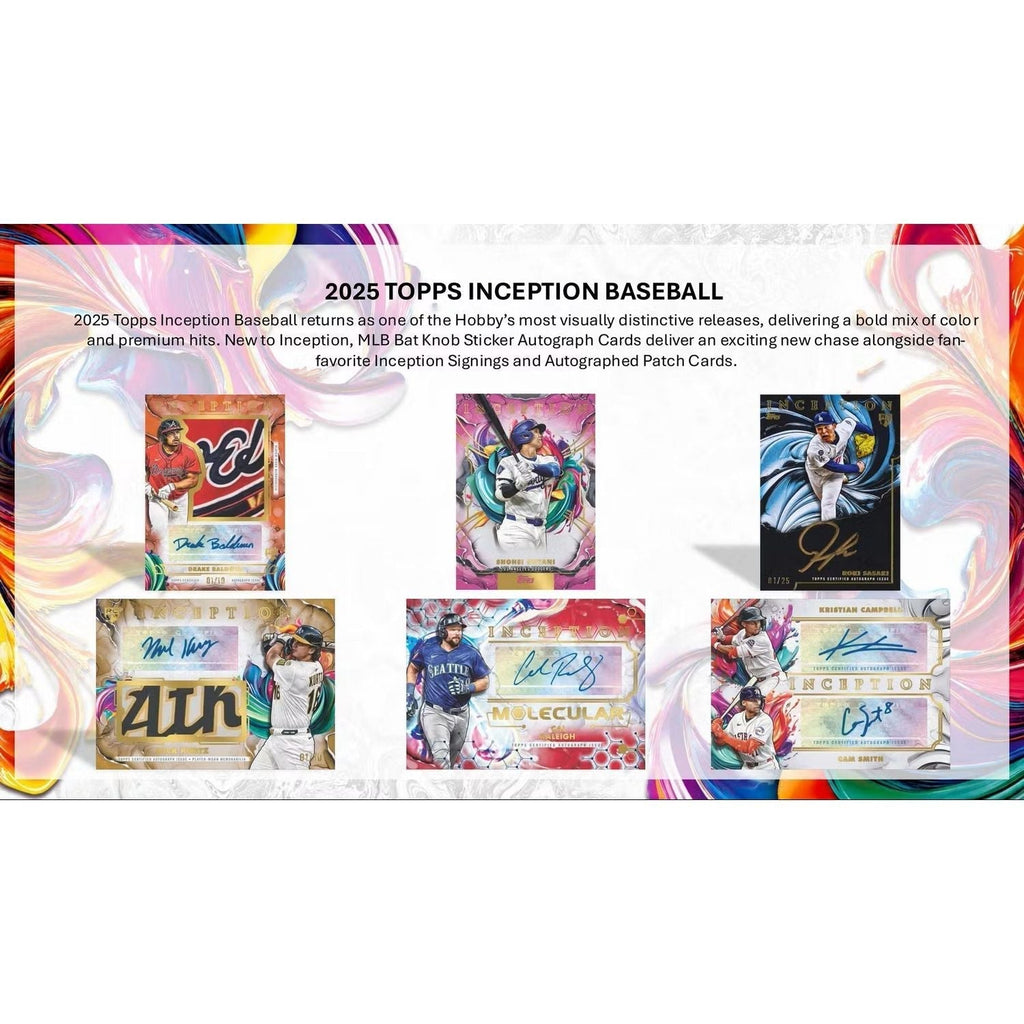 2025 Topps Inception Baseball Hobby Box