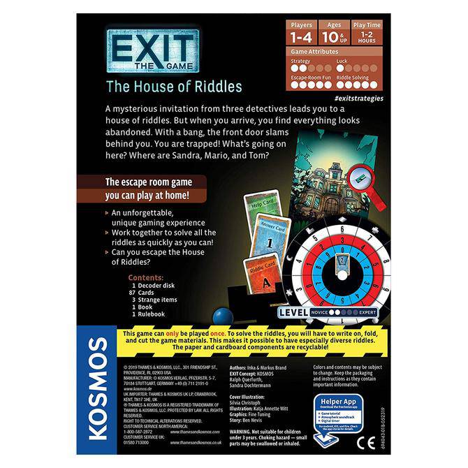 Exit The Game: House Of Riddles