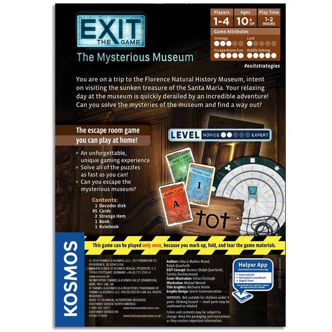 Exit The Game: The Mysterious Museum