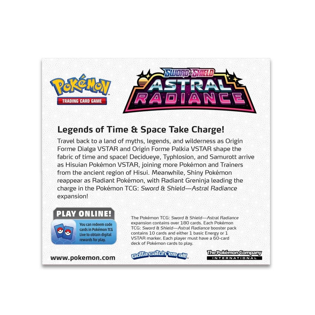 Pokemon: Sword & Shield: Astral Radiance Booster Box