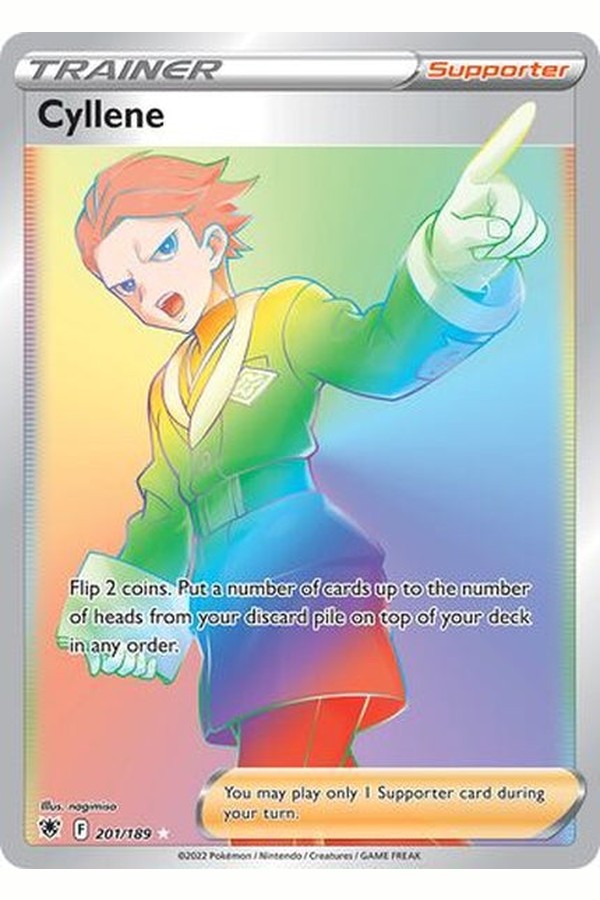 201/189 Cyllene - Rare Rainbow