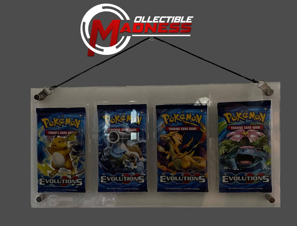 MADGuard 4x Booster Pack Acrylic Display Case | Hang or Stand