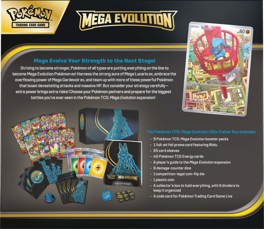 Pokemon - TCG - Mega Evolution Elite Trainer Box