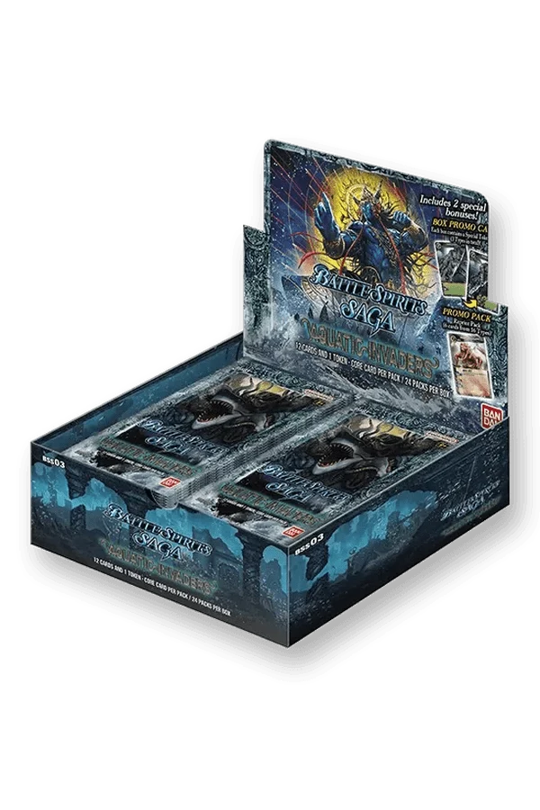 Battle Spirits Saga Card Game Set 03 Aquatic Invaders Booster Box