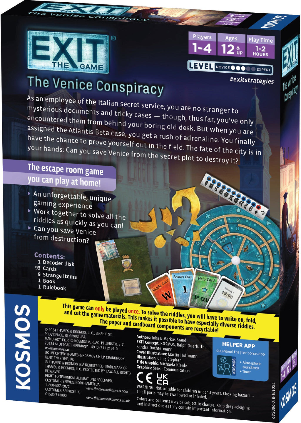 Exit The Game: The Venice Conspiracy