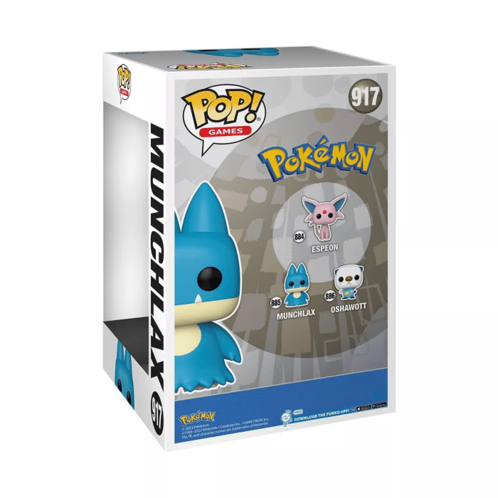 Pokemon - Munchlax 10” Jumbo Pop! Vinyl - 917