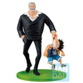 One Piece: Monkey D. Garp & Monkey D. Luffy (Road to Dawn) - Bandai Spirits Revible Movement Ichibansho Figure
