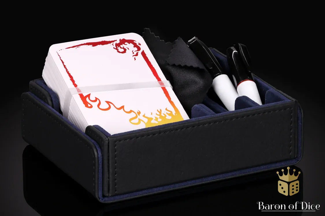 Baron of Dice: Magnetic Storage Box & TCG Dry Erase Cards - 60ct