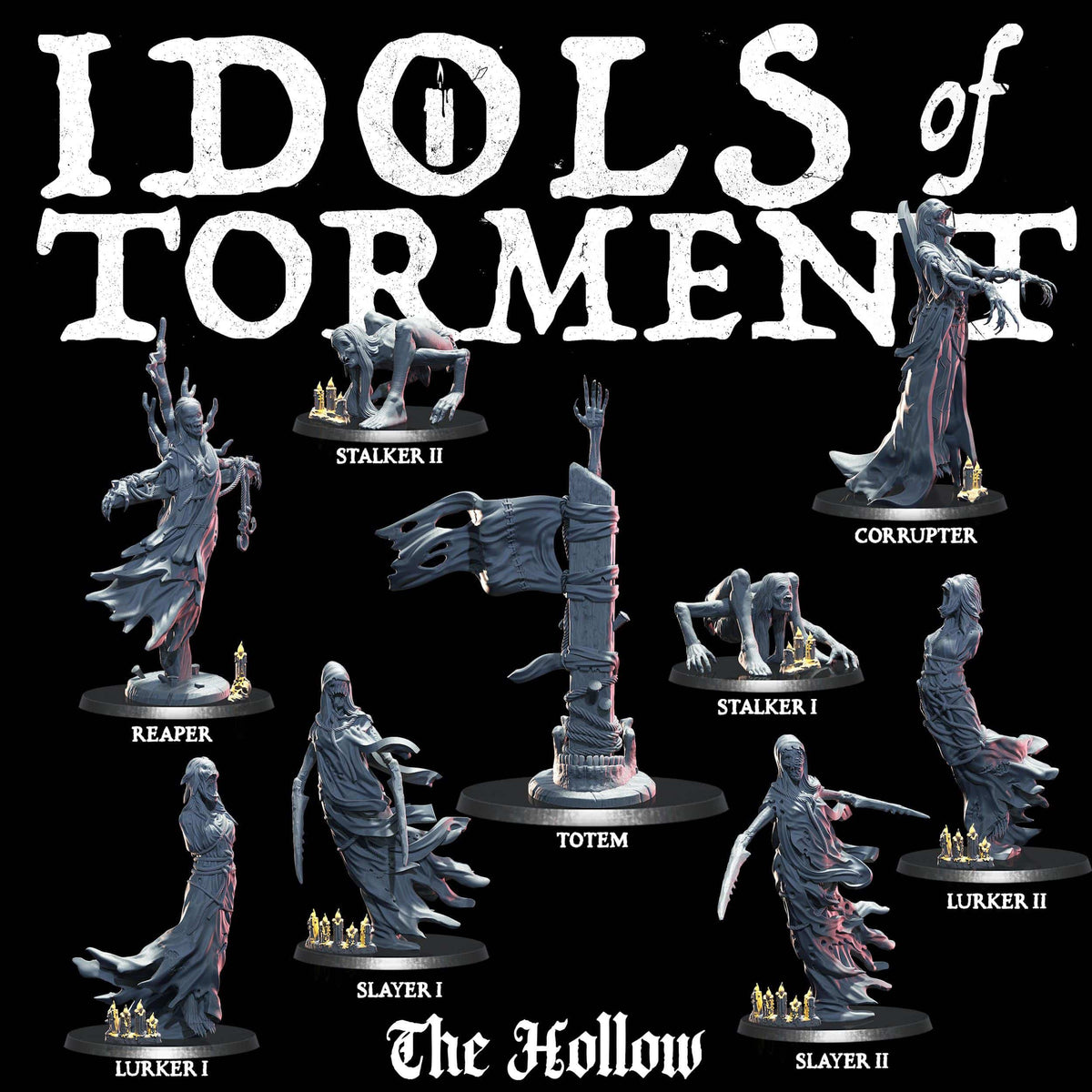 Idols of Torment: Miniatures - The Hollow (Pre-Order)