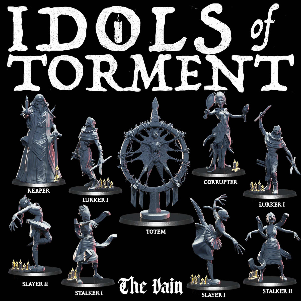 Idols of Torment: Miniatures - The Vain (Pre-Order)