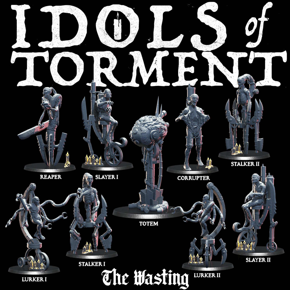 Idols of Torment: Miniatures - The Wasting (Pre-Order)