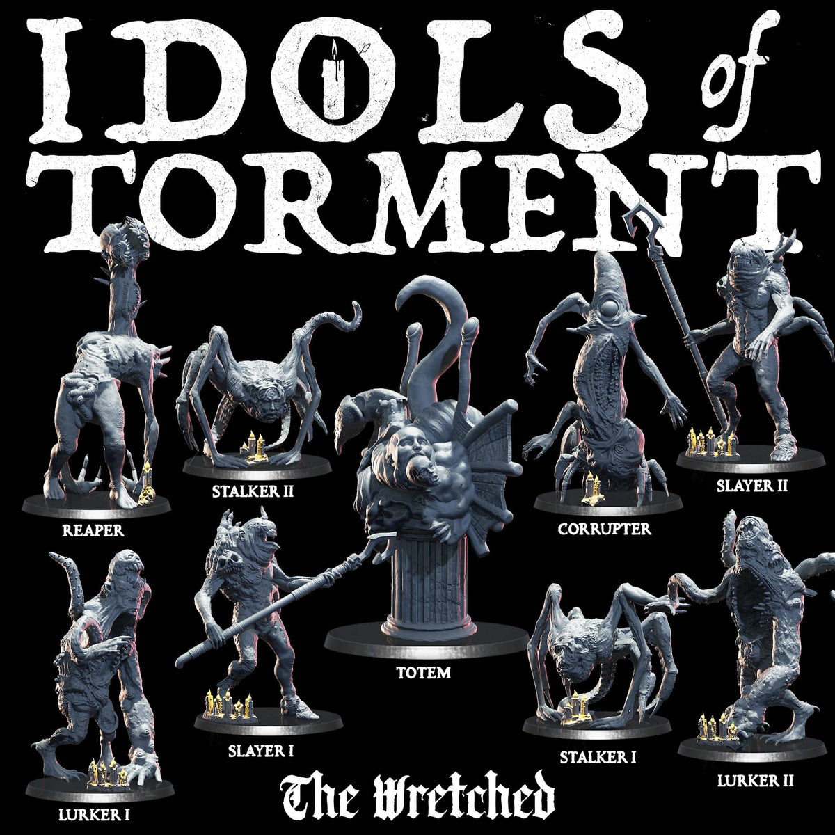 Idols of Torment: Miniatures - The Wretched (Pre-Order)
