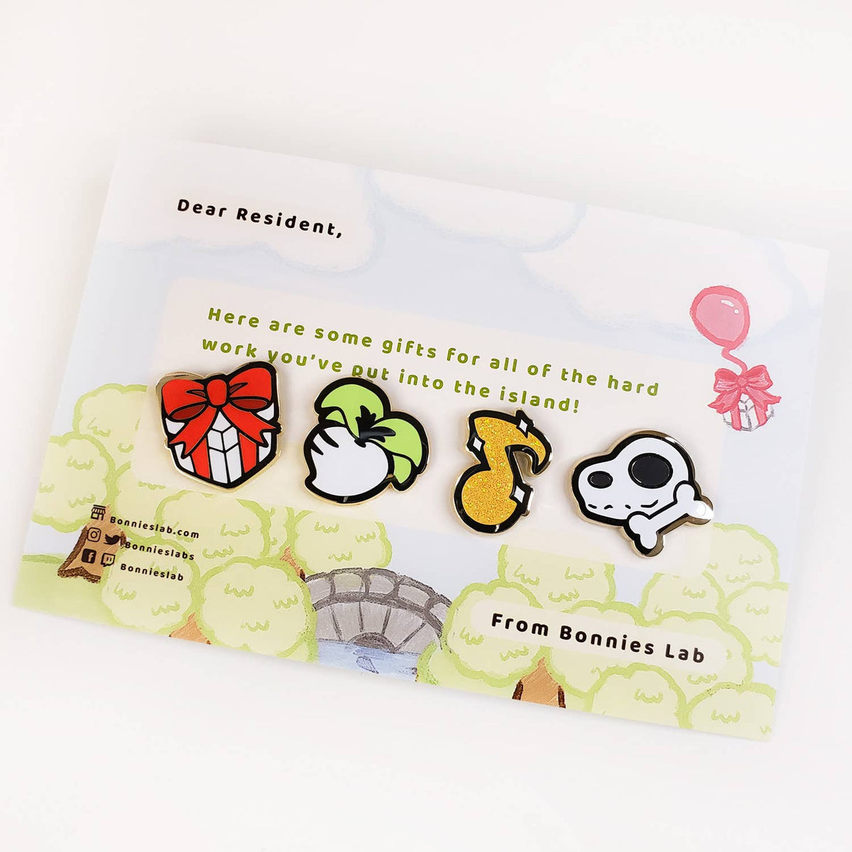 Animal Crossing: Enamel Pins Set (Island)