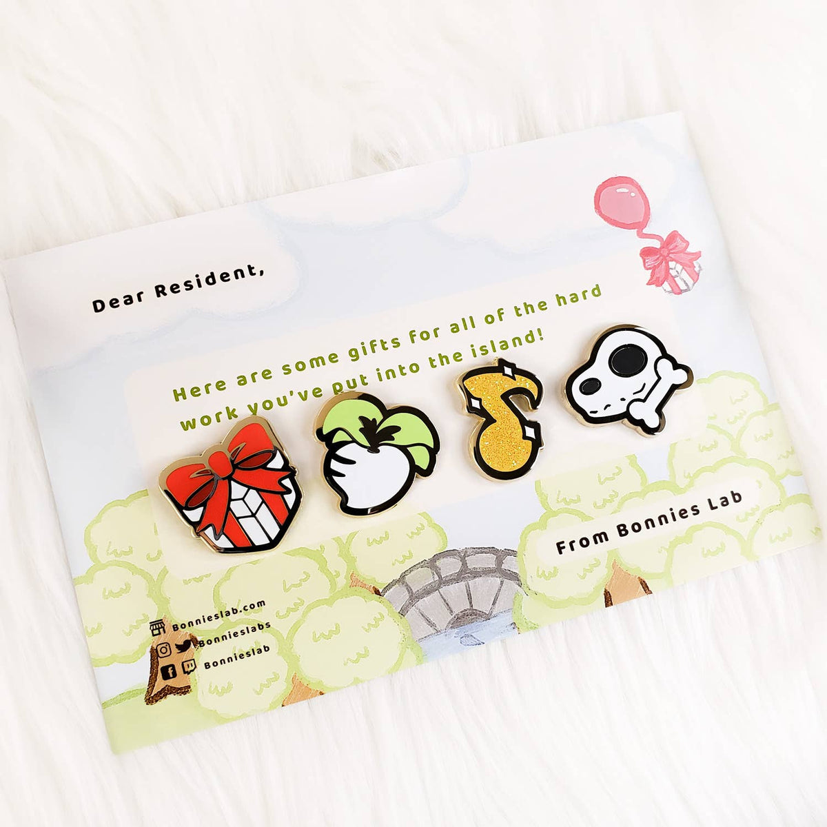 Animal Crossing: Enamel Pins Set (Island)