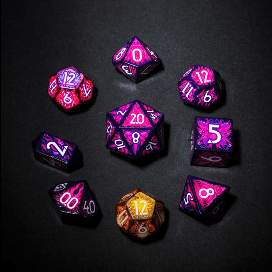 Botch Dice: Daggerheart - Warlock 9-Dice Set