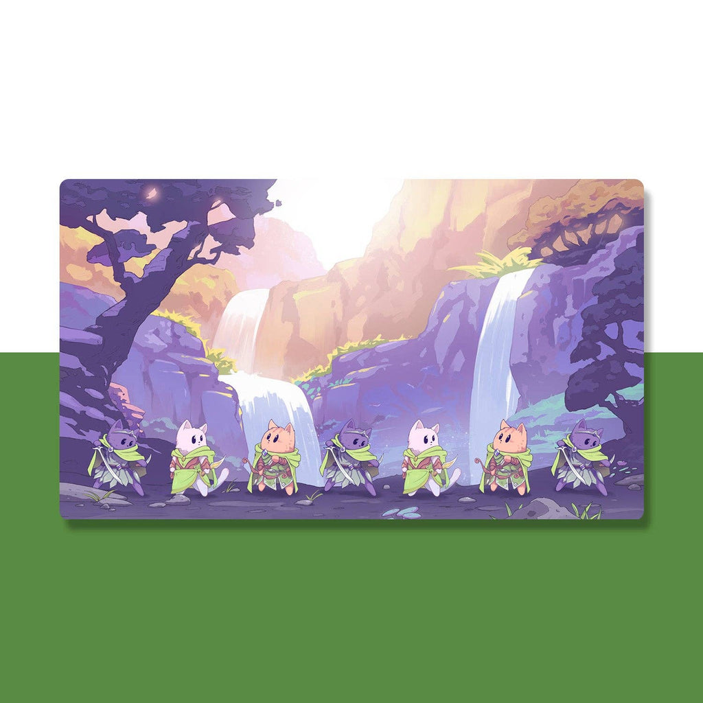 Caverns & Calicos: Elf Waterfall Playmat: Drawstring Bag with Label