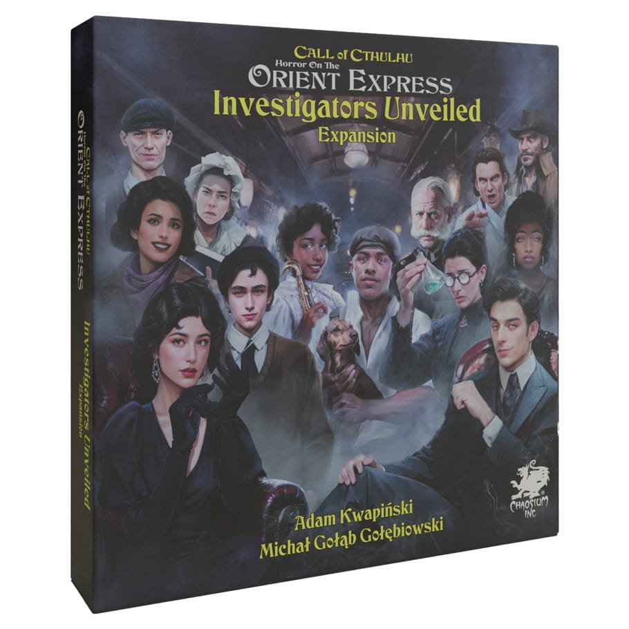 Call of Cthulhu: Horror on the Orient Express: The Board Game: Investigators Unveiled Expansion (Pre-Order)