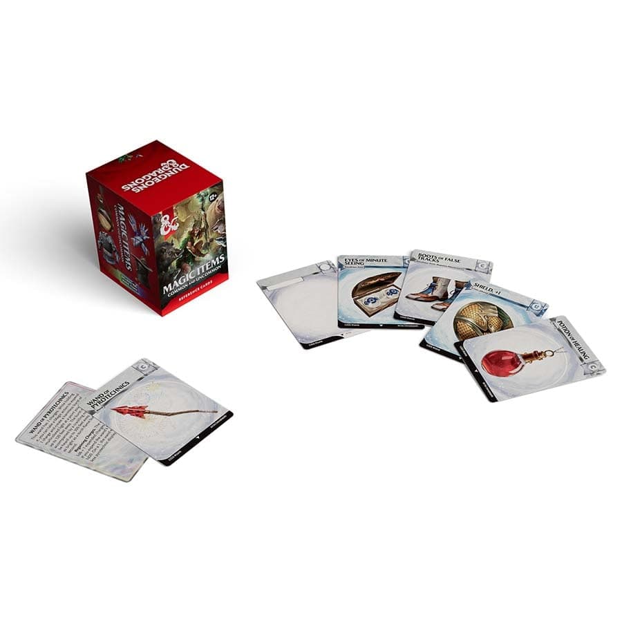 Dungeons & Dragons: Reference Cards - Magic Items (Common and Uncommon)