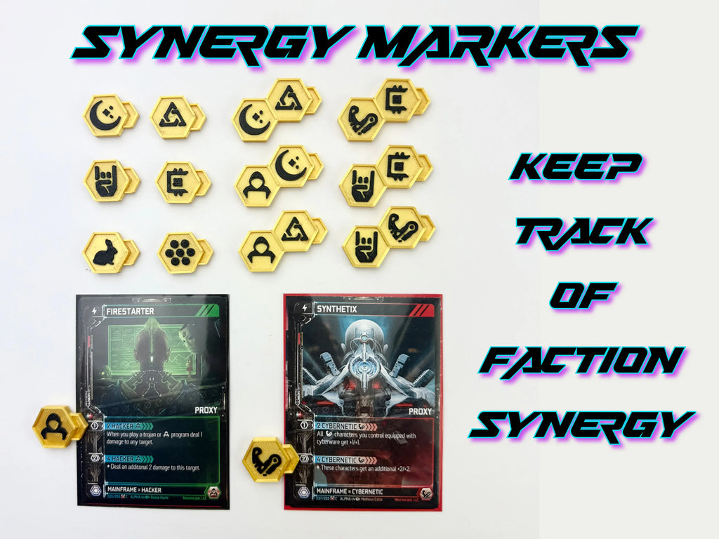 Durin's Forge: Neuroscape TCG - Token Set (R3D Edition / Red)