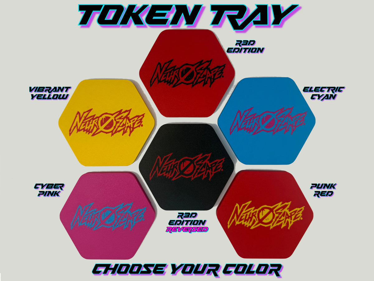 Durin's Forge: Neuroscape TCG - Token Set (R3D Edition Reversed / Black)