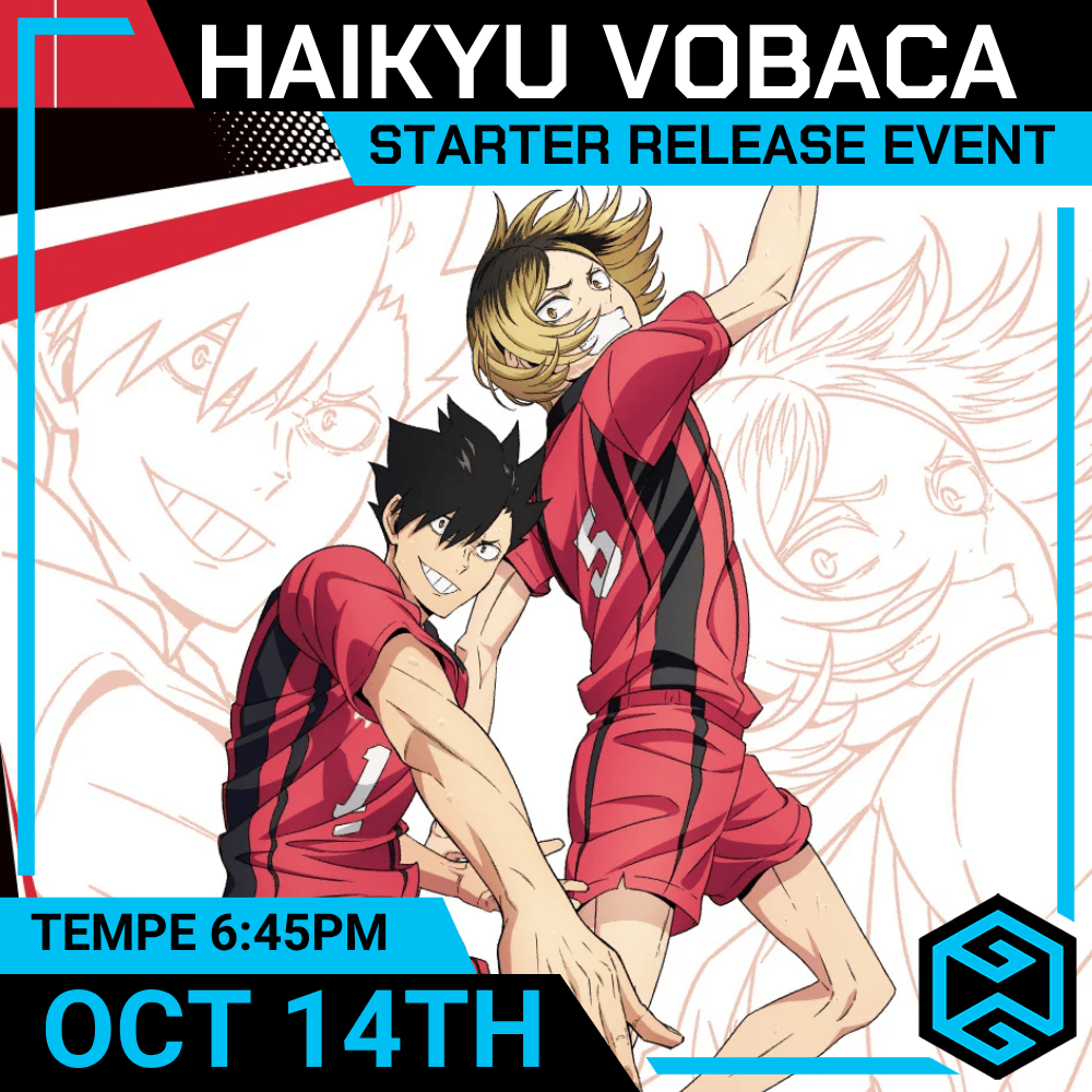 Tempe - 10/14 @ 6:45pm - Haikyu!! Vobaca!! Break TCG Release event