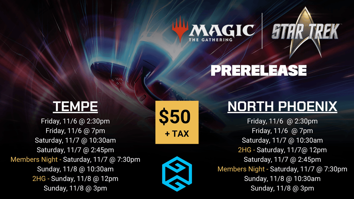 Tempe - 11/6 @ 2:30pm - MTG Star Trek Prerelease