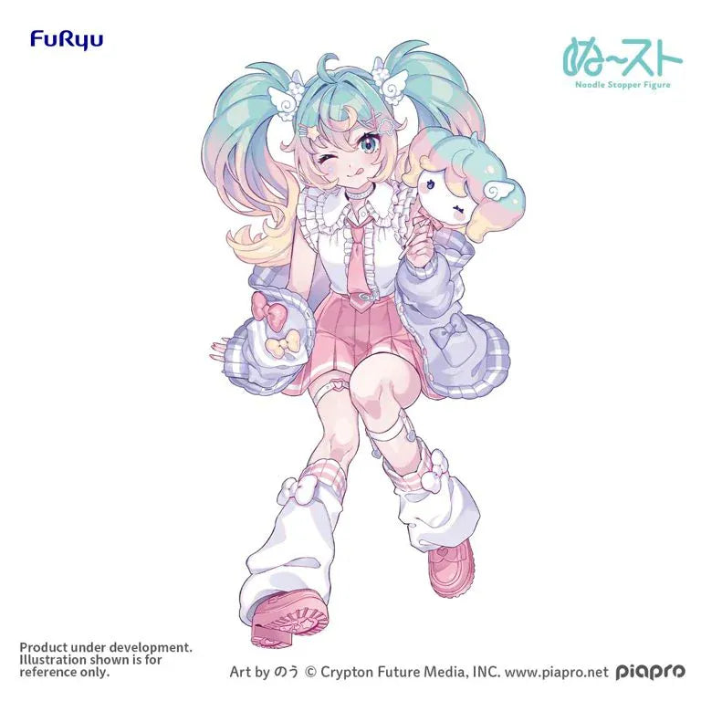 Vocaloid: Sweet School Life - Hatsune Miku (Pastel Ver.) Noodle Stopper Figure