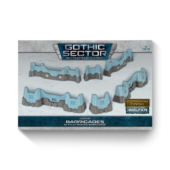 Battlefield in a Box: Gothic Sector: Legion Barricades (Wolfen)