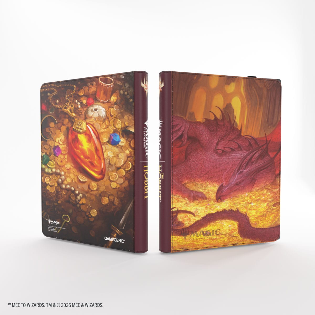Gamegenic: Zip-Up Album 18-Pocket - Magic the Gathering | The Hobbit - Smaug's Mox Amber