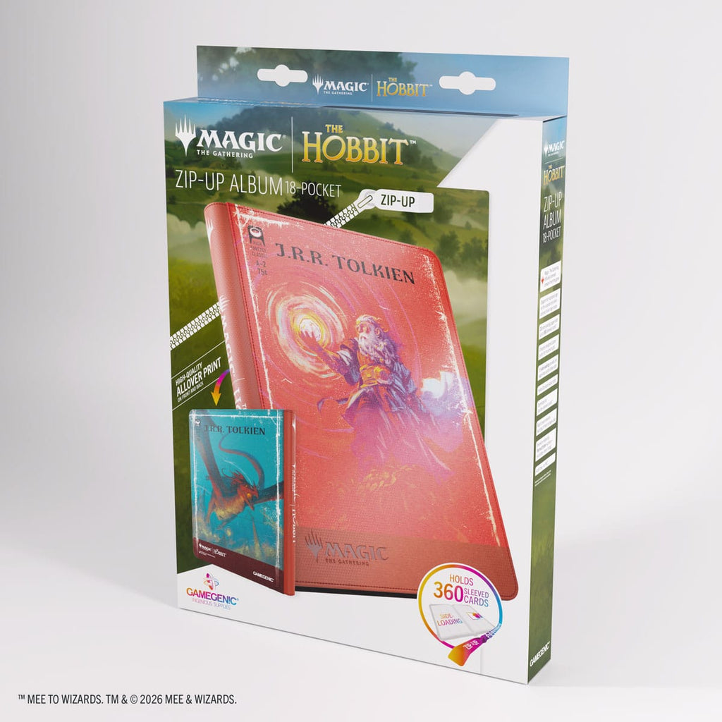 Gamegenic: Zip-Up Album 18-Pocket - Magic the Gathering | The Hobbit - The Arkenstone / Smaug, Worm of Dread
