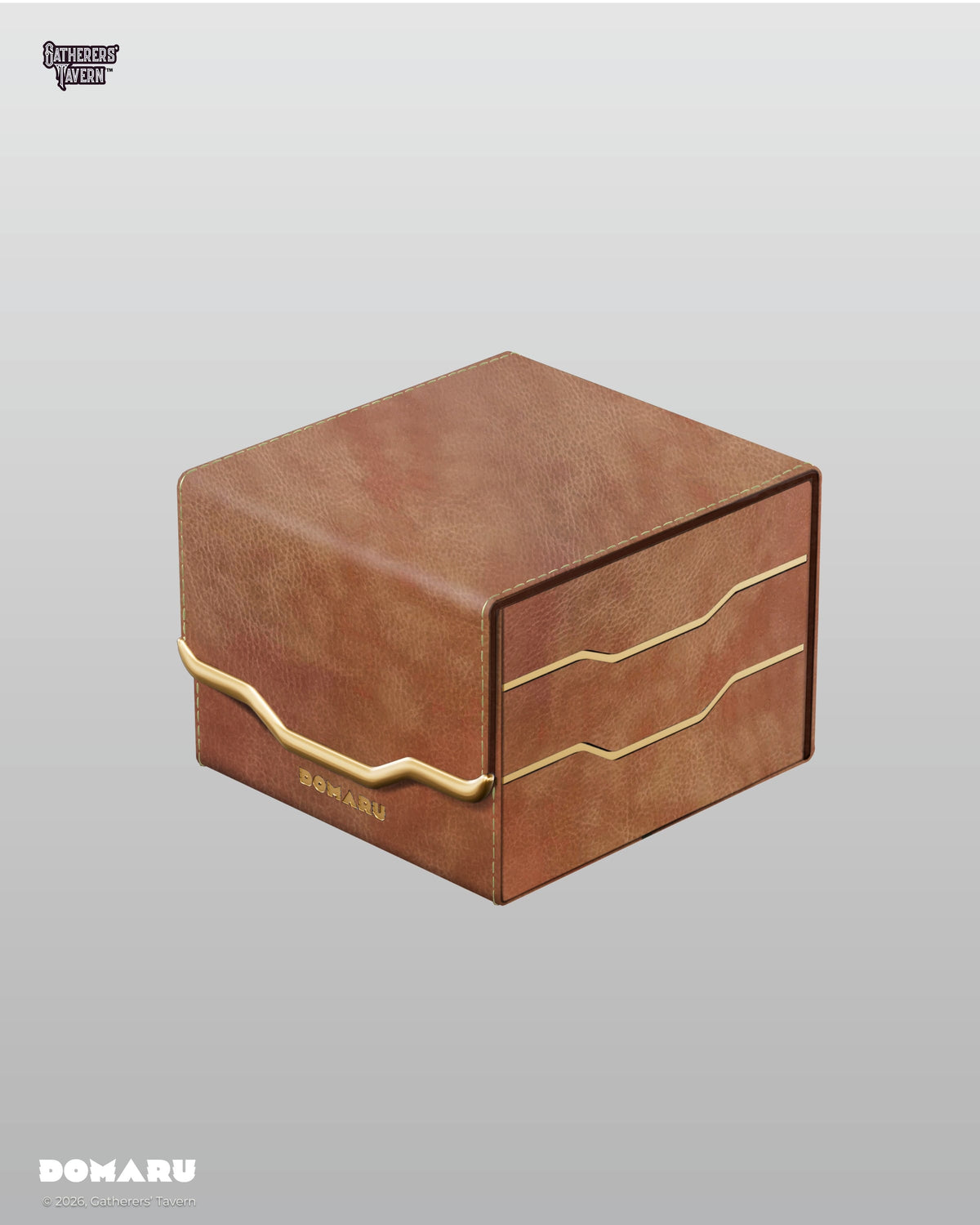 Domaru Deck Box: Armory Collection Horizon 133+ Sideloader - Chestnut (Pre-Order)