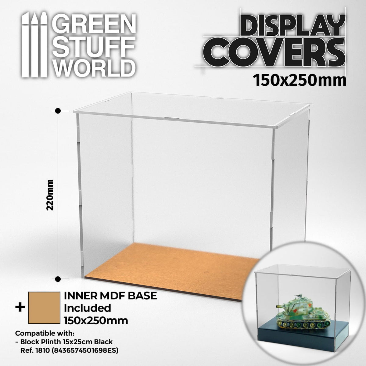 Green Stuff World: Acrylic Display Case (150x250mm)