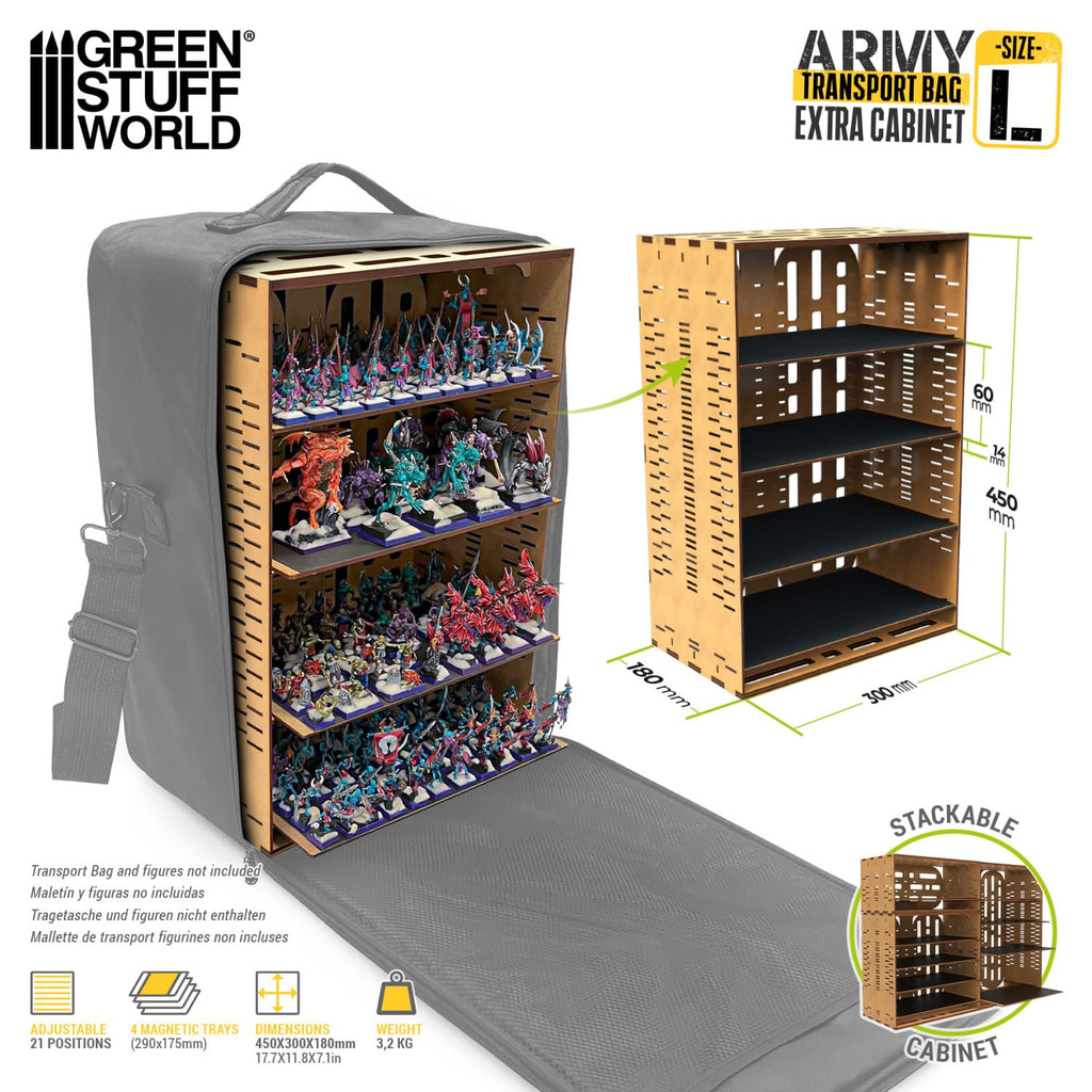 Green Stuff World: Army Transport Bag: Extra Cabinet - Large