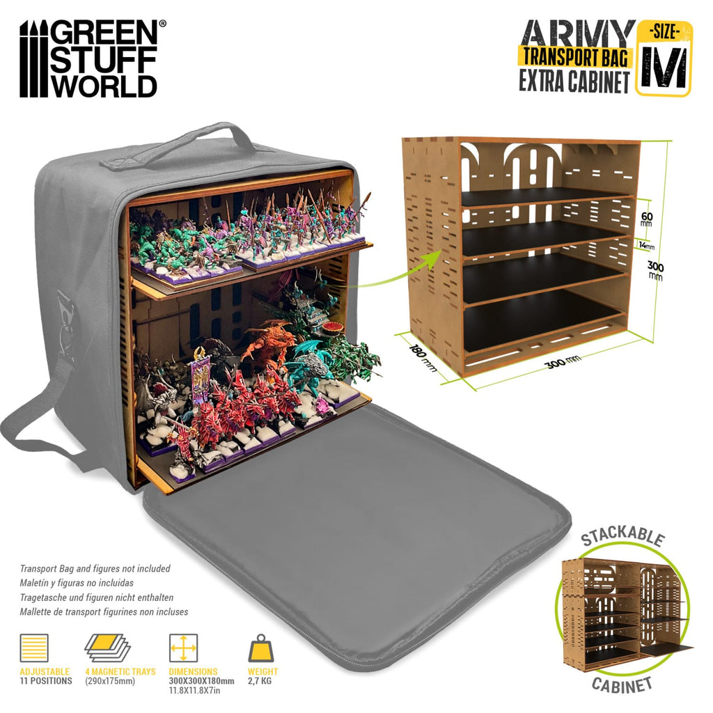 Green Stuff World: Army Transport Bag: Extra Cabinet - Medium