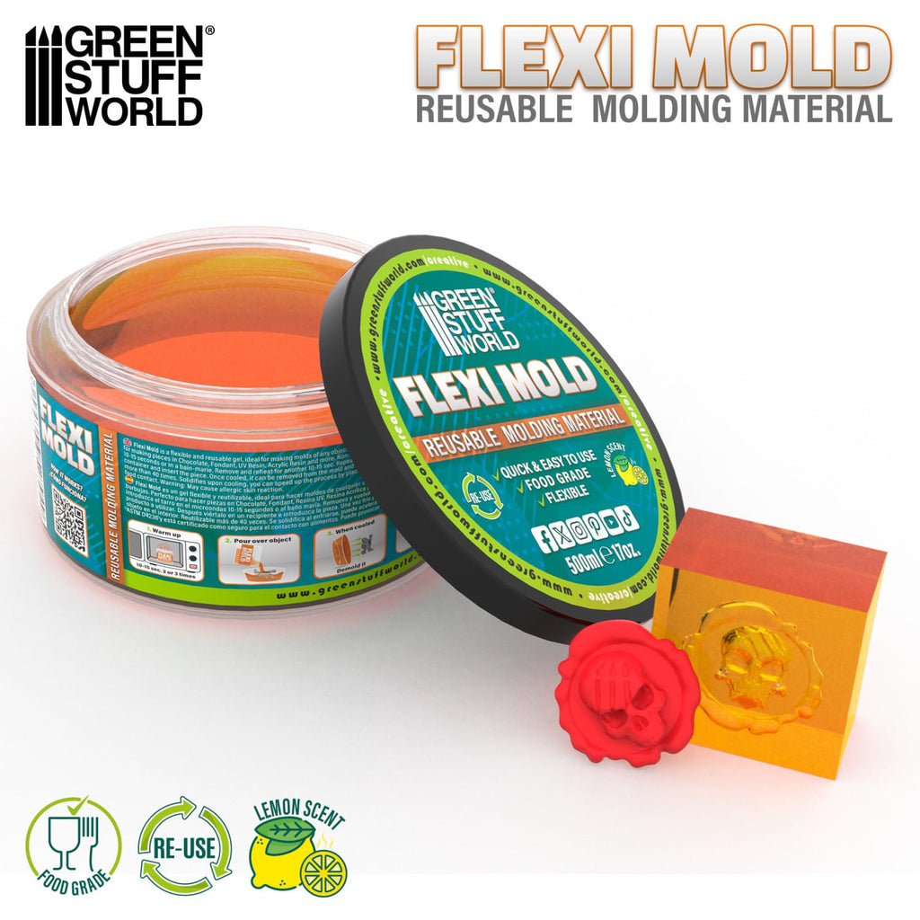 Green Stuff World: Flexi Mold: Reusable Molding Material 500ml