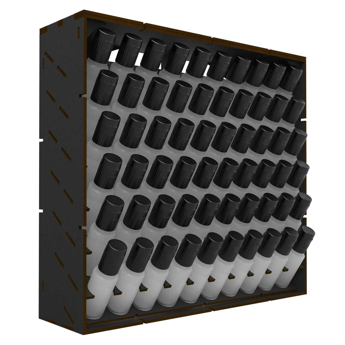 Green Stuff World: Modular Paint Rack: Vertical (17ml) - Black