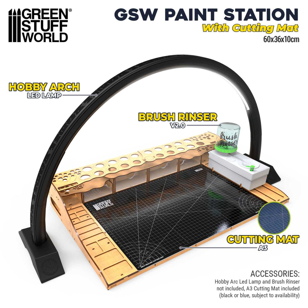 Green Stuff World: Paint Station with Cutting Mat