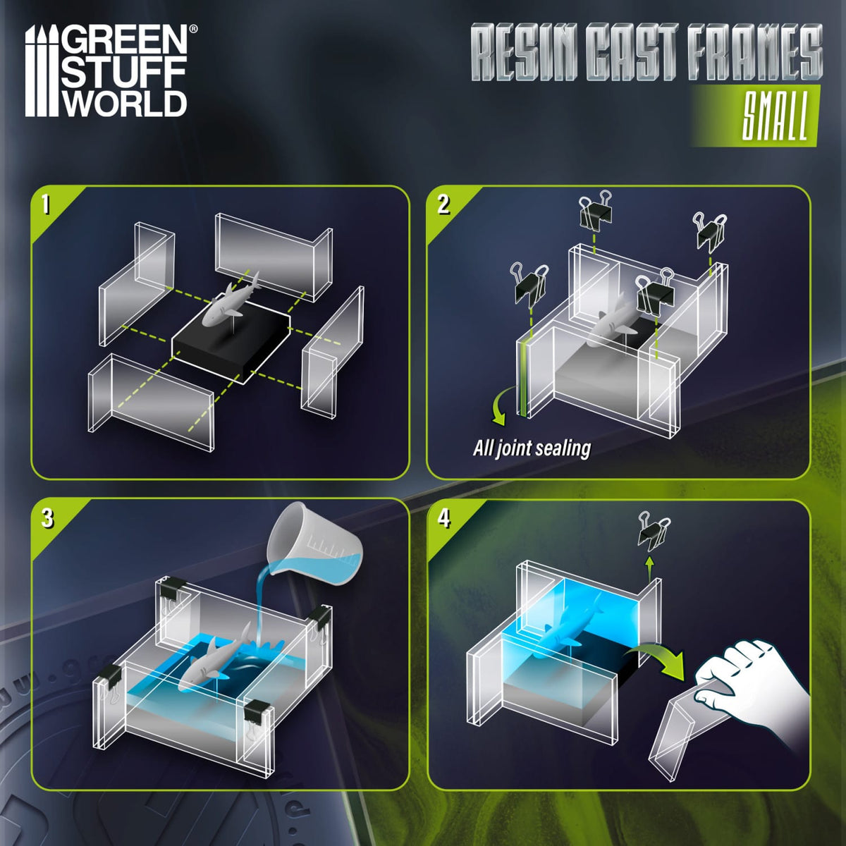 Green Stuff World: Resin Cast Frames: Small