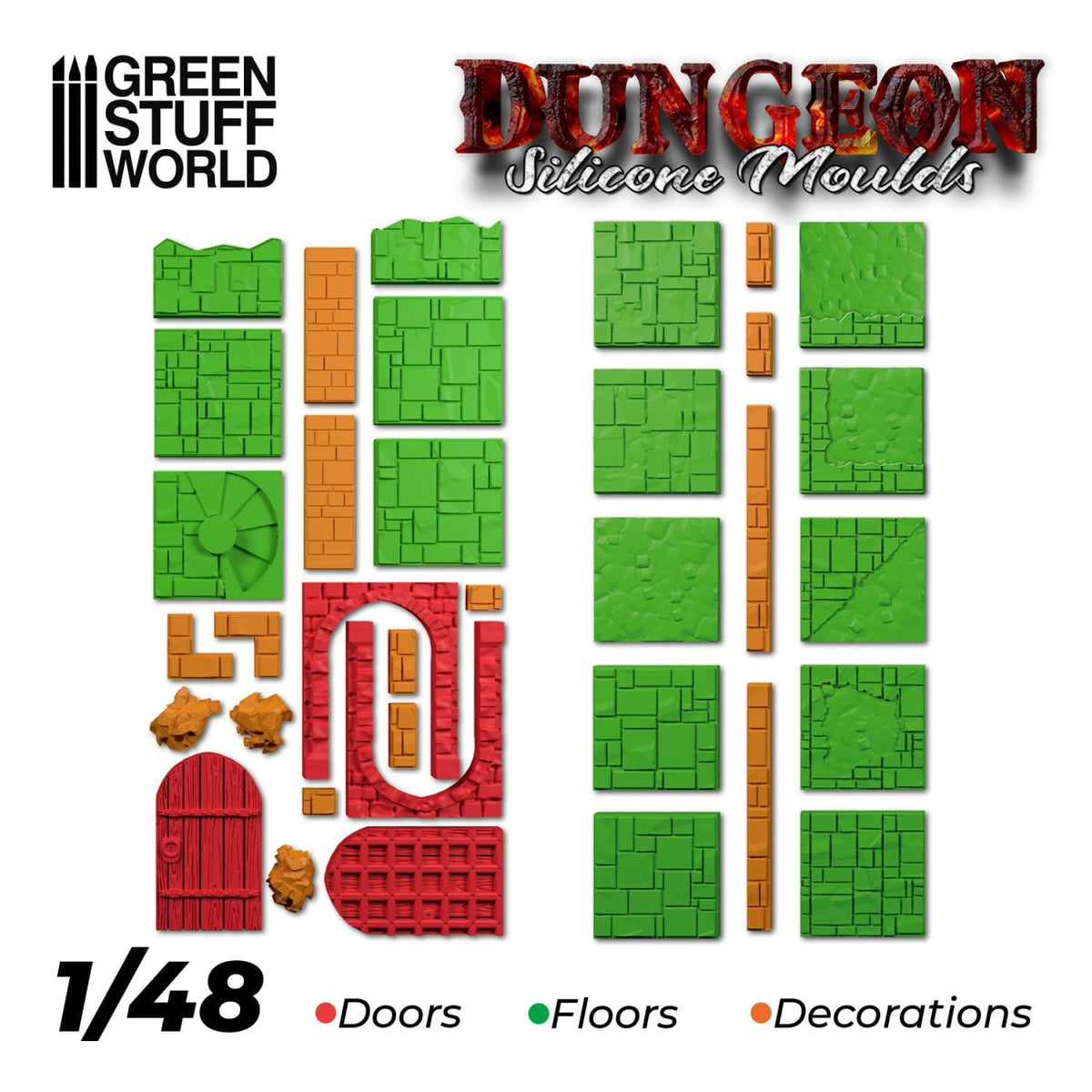 Green Stuff World: Silicone Molds: Dungeon