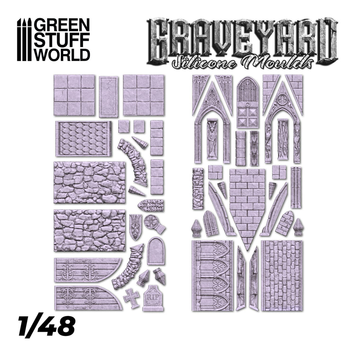 Green Stuff World: Silicone Molds: Graveyard