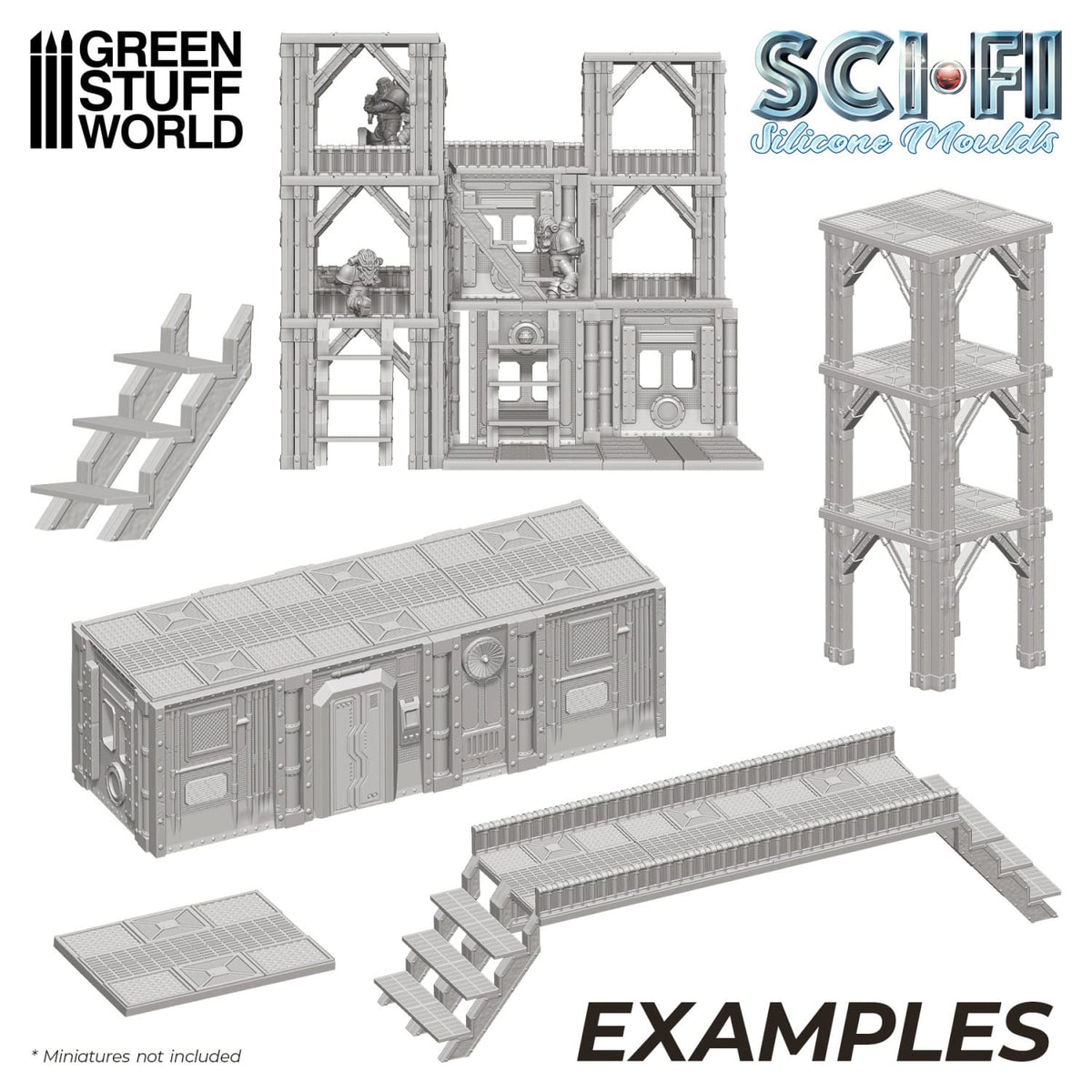 Green Stuff World: Silicone Molds: Sci-Fi