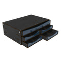 Green Stuff World: Stackable Hobby Drawer Rack with 5 Horizontal Drawers - Black
