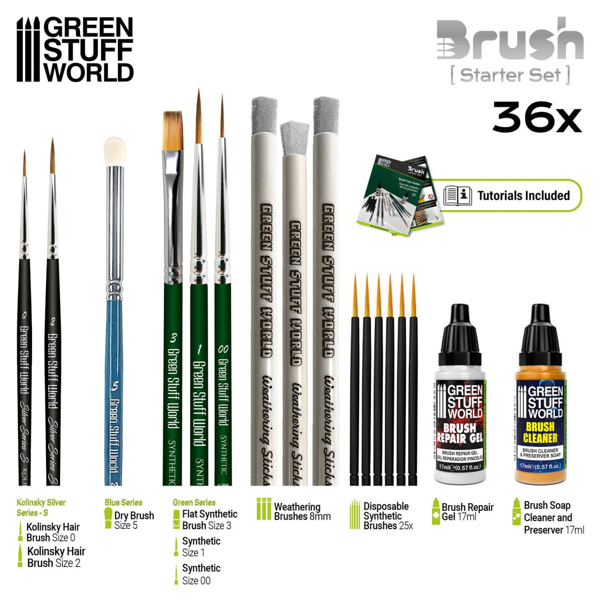 Green Stuff World: Starter Brush Set