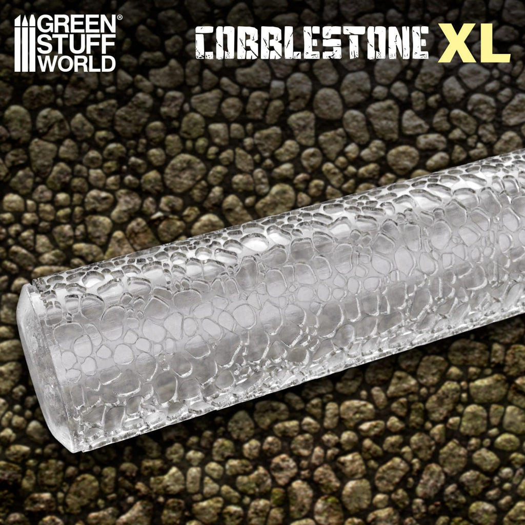 Green Stuff World: Textured Rolling Pins: Cobblestone XL