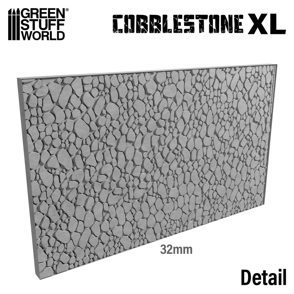 Green Stuff World: Textured Rolling Pins: Cobblestone XL