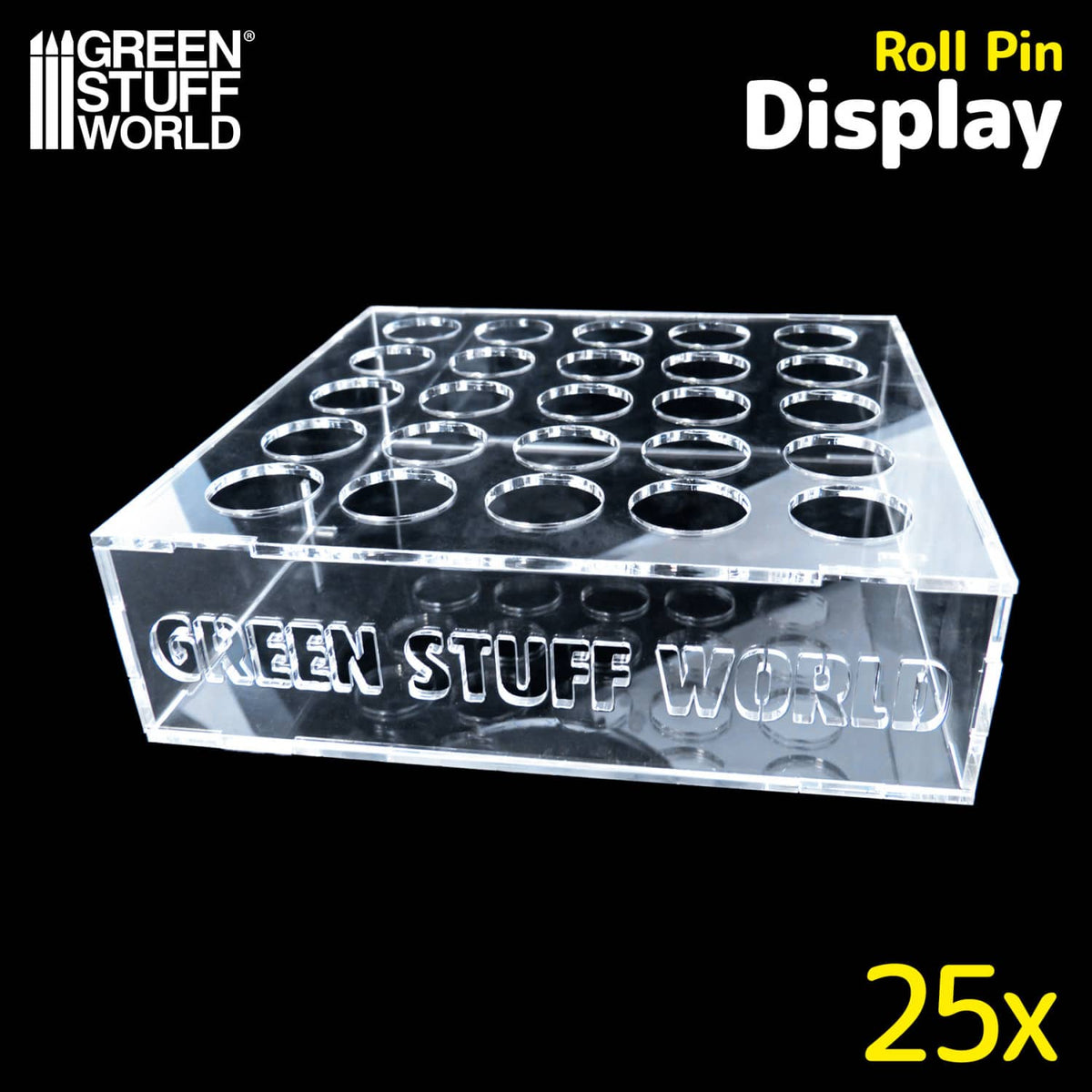 Green Stuff World: Textured Rolling Pins Display 5x5