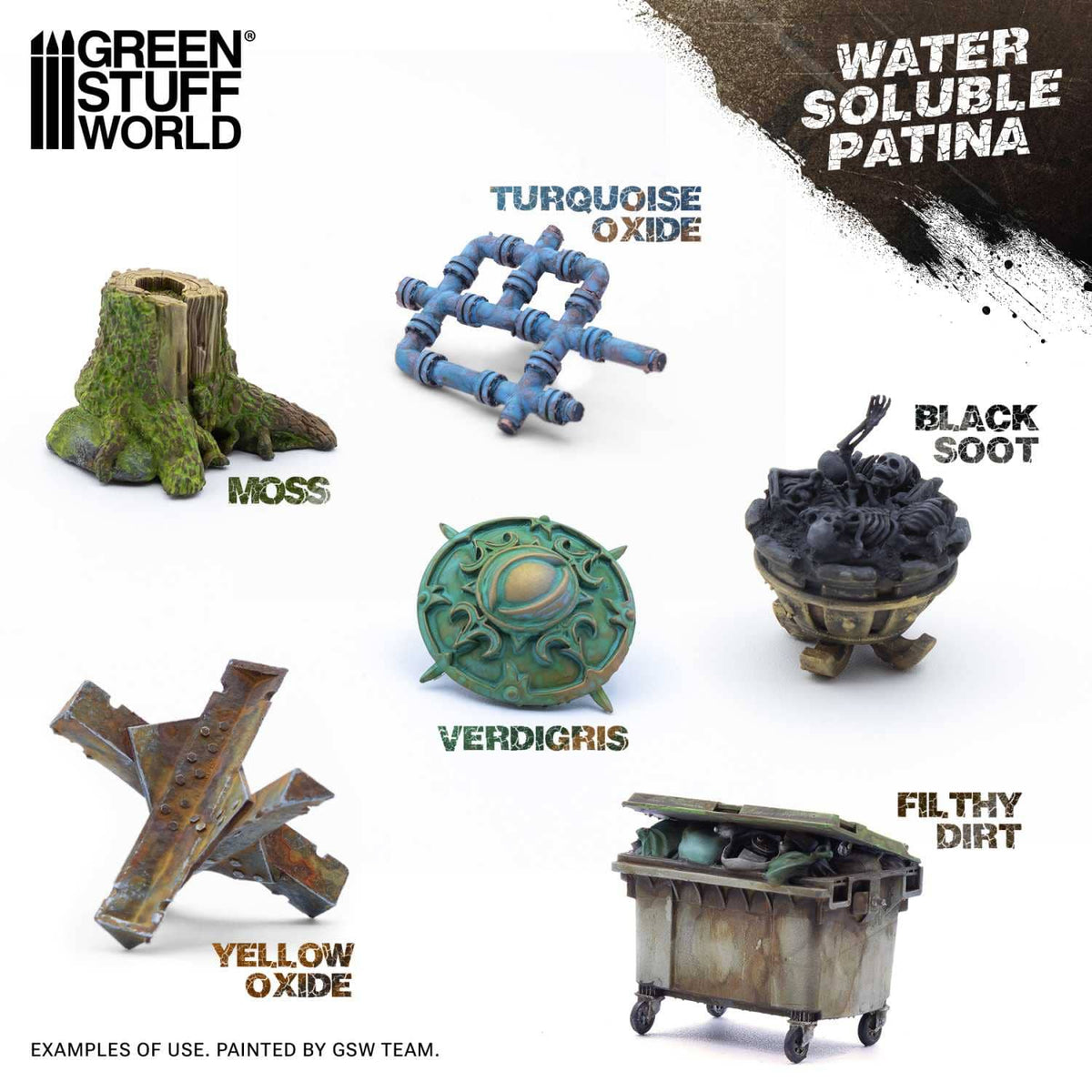 Green Stuff World: Water-Soluble Surface Patina Set