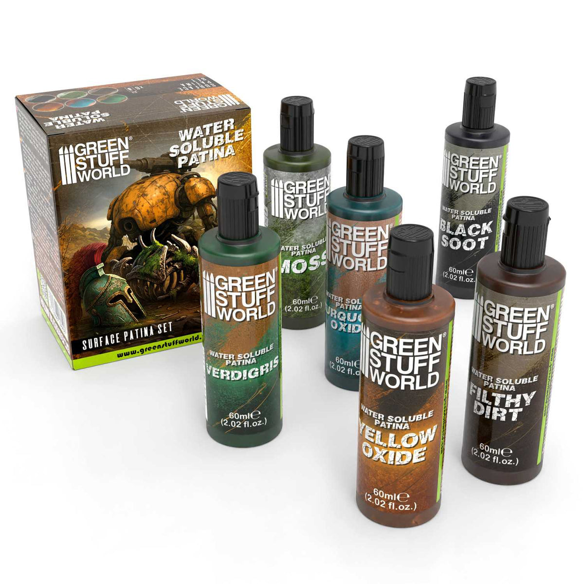 Green Stuff World: Water-Soluble Surface Patina Set