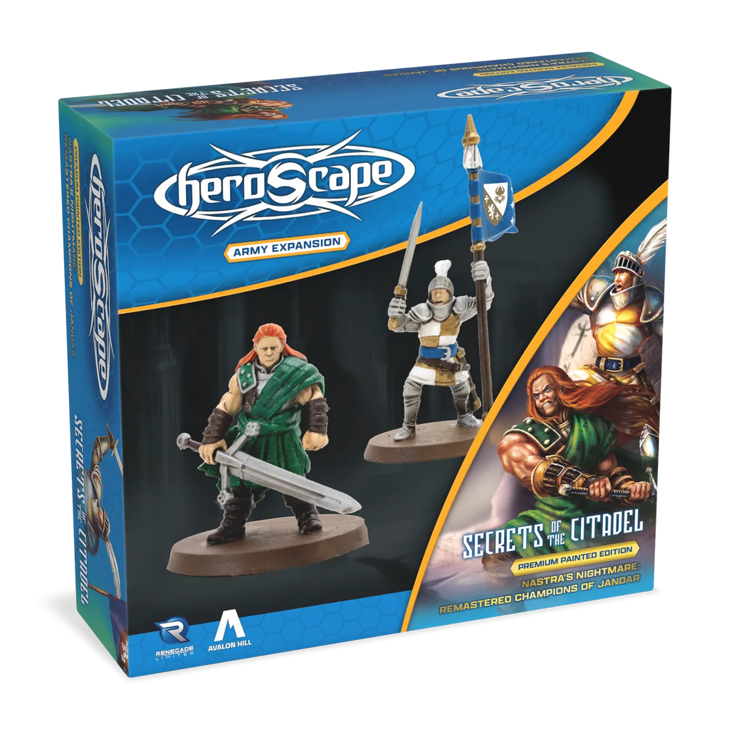 Heroscape: Secrets of the Citadel - Nastra's Nightmare: Champions of Jandar Remastered Army Expansion [Premium Painted Edition] (Pre-Order)