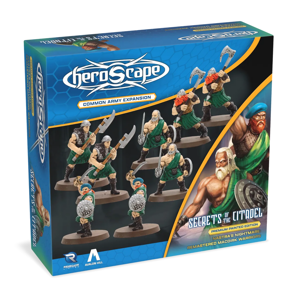 Heroscape: Secrets of the Citadel - Nastra's Nightmare: MacDirk Warriors Remastered Common Army Expansion [[Premium Painted Edition] (Pre-Order)